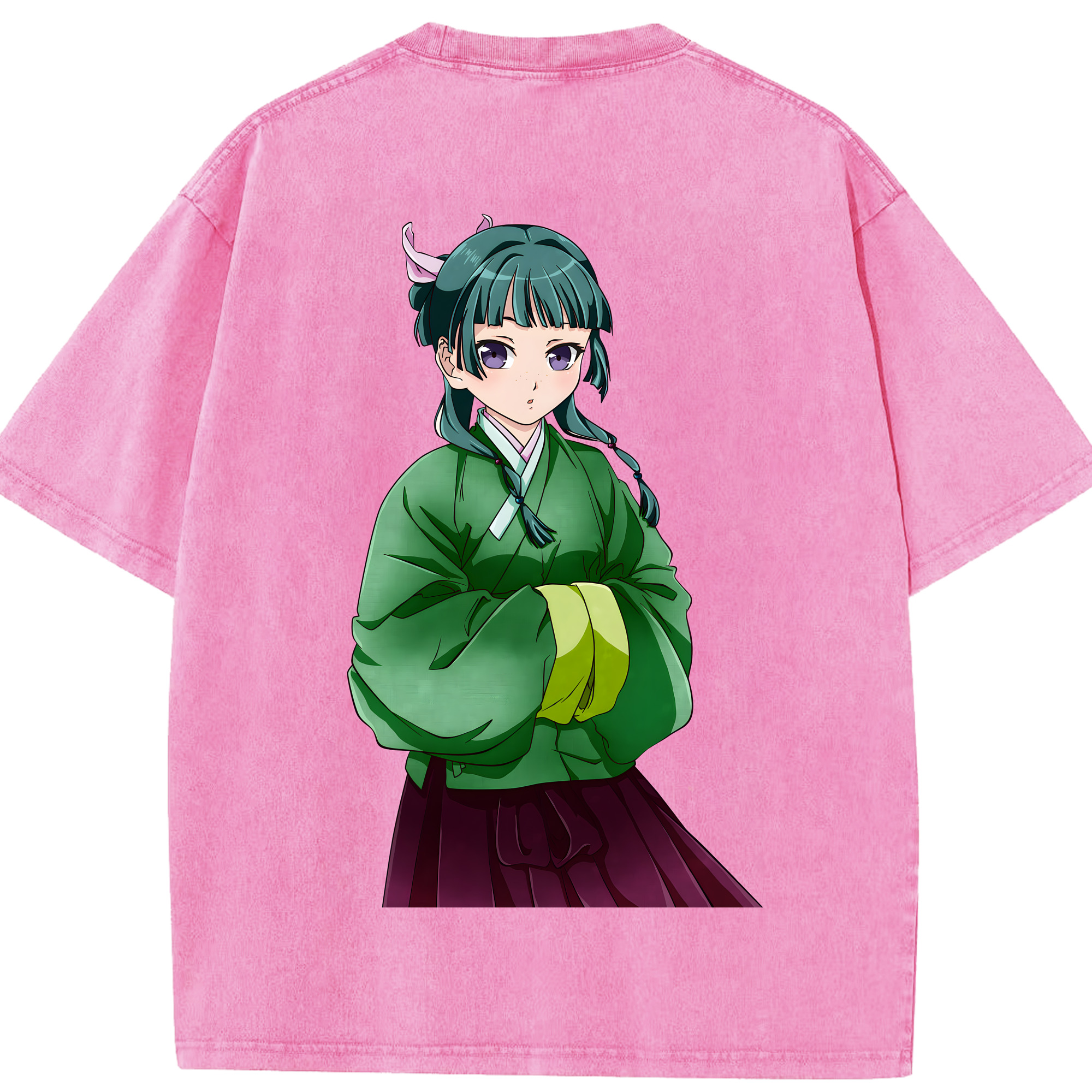 （画像用） 薬屋のひとりごと The Apothecary Diaries 綿100% ヴィンテージ風 半袖Tシャツ（背面プリント）